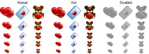 dating web icons