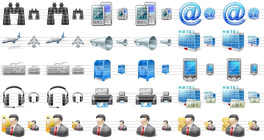 large commerce icons - binocularis sh, binocularis, cell phones sh, cell phones, email sh, email, fast delivery sh, fast delivery, forum sh, forum, hotel sh, hotel, keyboard shad, keyboard, mail box sh, mail box, pda sh, pda, phone support sh, phone support, print sh, print, tourist business sh, tourist business, bookkeeper, bookkeeper sh, customer, customer sh, financier, financier sh icon