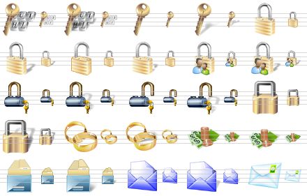 large icons for vista - register, register sh, key, key sh, lock, lock sh, unlock, unlock sh, locked users, locked users sh, lock v2, lock v2 sh, unlock v2, unlock v2 sh, lock v3, lock v3 sh, wedding, wedding sh, money, money sh, cardfile, cardfile sh, open mail, open mail sh, mail icon