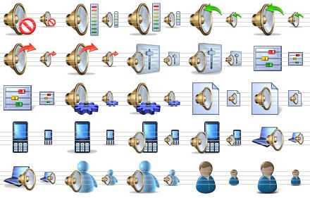 multimedia icons for vista - no sound  sh, sound level, sound level  sh, get sound, get sound sh, send sound, send sound sh, sound regulator, sound regulator sh, equalizer, equalizer sh, sound settings, sound settings sh, sound file, sound file sh, mobile phone, mobile phone sh, mobile sound, mobile sound sh, computer sound, computer sound  sh, voice chat, voice chat sh, user, user sh icon