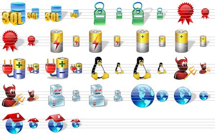 network icon library for vista - sql server, sql server sh, id, id sh, certificate, certificate sh, power, power sh, battery, battery sh, energy, energy sh, linux penguin, linux penguin sh, freebsd, freebsd sh, robot, robot sh, web, web sh, home page, home page sh icon