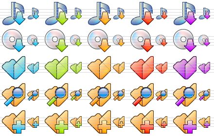 online icon set - download music v1, download music v2, download music v3, download music v4, download music v5, download data v1, download data v2, download data v3, download data v4, download data v5, folder v1, folder v2, folder v3, folder v4, folder v5, search folder v1, search folder v2, search folder v3, search folder v4, search folder v5, add folder v1, add folder v2, add folder v3, add folder v4, add folder v5 icon