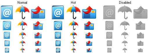 small email icons