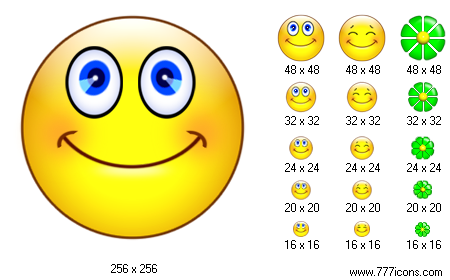 smile icon set