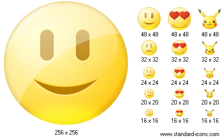 standard smile icons