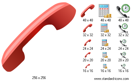 standard telephone icons